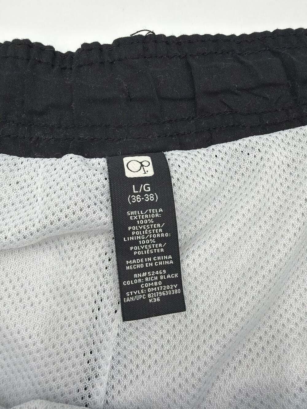 OP Ocean Pacific Men's Striped Board Shorts Size L (36-38) - Picture 4 of 5